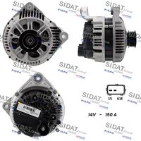 SIDAT A12VA0136 - Alternador
