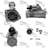 SIDAT S12VA0250 - Motor de arranque