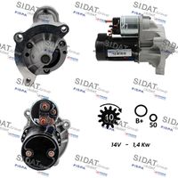 SIDAT S12VA0433 - Motor de arranque