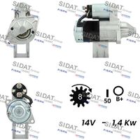 SIDAT S12MH0297 - Motor de arranque