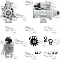 SIDAT S12VA0072 - Motor de arranque