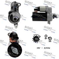 SIDAT S12BH0928 - Motor de arranque