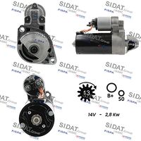SIDAT S12BH0189 - Motor de arranque