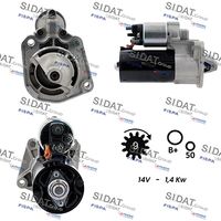 SIDAT S12BH0497 - Motor de arranque