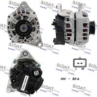 SIDAT A12VA1182A2 - Alternador
