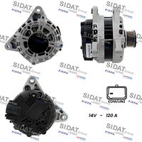 SIDAT A12VA1407A2 - Alternador