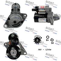 SIDAT S12BH0168 - Motor de arranque