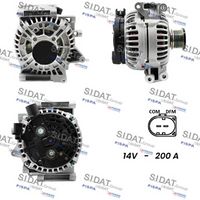 SIDAT A12BH0196 - Alternador