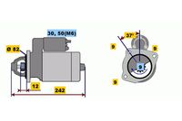 BOSCH 0 001 109 048 - Motor de arranque