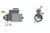 BOSCH 0 001 107 508 - Motor de arranque