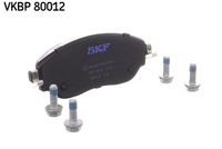 SKF VKBP 80012 - Juego de pastillas de freno