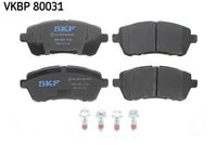 SKF VKBP 80031 - Juego de pastillas de freno