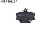 SKF VKBP 80111 A - Juego de pastillas de freno
