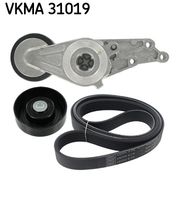 SKF VKMA 31019 - Juego de correas trapeciales poli V