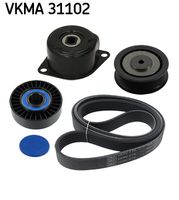 SKF VKMA 31102 - Juego de correas trapeciales poli V
