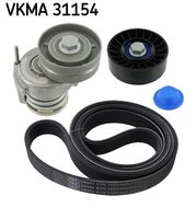 SKF VKMA 31154 - Juego de correas trapeciales poli V
