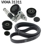 SKF VKMA 31311 - Juego de correas trapeciales poli V