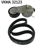 SKF VKMA 32123 - Juego de correas trapeciales poli V