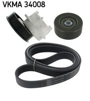 SKF VKMA 34008 - Juego de correas trapeciales poli V