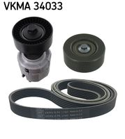 SKF VKMA 34033 - Juego de correas trapeciales poli V
