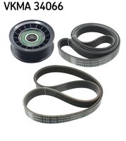 SKF VKMA 34066 - Juego de correas trapeciales poli V