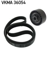SKF VKMA 36054 - Juego de correas trapeciales poli V