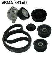 SKF VKMA 38140 - Juego de correas trapeciales poli V
