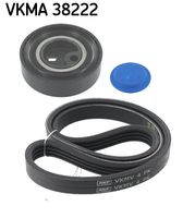 SKF VKMA 38222 - Juego de correas trapeciales poli V