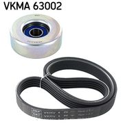 SKF VKMA 63002 - Juego de correas trapeciales poli V