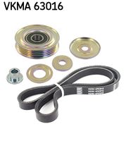 SKF VKMA 63016 - Juego de correas trapeciales poli V