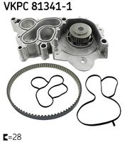 SKF VKPC 81341-1 - Bomba de agua, refrigeración del motor