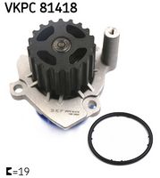 SKF VKPC 81418 - Bomba de agua, refrigeración del motor
