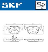 SKF VKBP 90240 - Juego de pastillas de freno