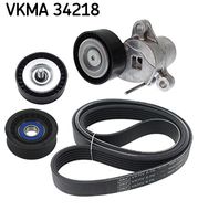 SKF VKMA 34218 - Juego de correas trapeciales poli V