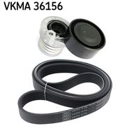 SKF VKMA 36156 - Juego de correas trapeciales poli V