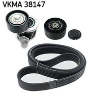 SKF VKMA 38147 - Juego de correas trapeciales poli V