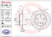 BREMBO 08.C352.1X - Disco de freno
