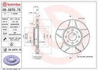 BREMBO 09.5870.75 - Disco de freno