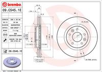 BREMBO 09.C545.1E - Disco de freno