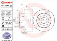BREMBO KT 10 008 - Kit frenos, freno de disco