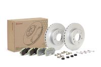 BREMBO KT 10 025 - Kit frenos, freno de disco
