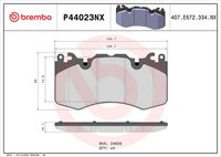 BREMBO P44023NX - Juego de pastillas de freno