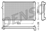 DENSO DRM26001 - Radiador, refrigeración del motor