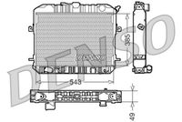DENSO DRM46200 - Radiador, refrigeración del motor