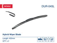 DENSO DUR-045L - Limpiaparabrisas universal