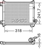 DENSO DCN99055 - Condensador, aire acondicionado
