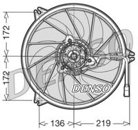 DENSO DER21007 - Ventilador, refrigeración del motor