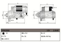 DENSO DSN3068 - Motor de arranque