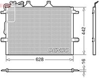 DENSO DCN17018 - Condensador, aire acondicionado