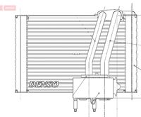 DENSO DEV07005 - Evaporador, aire acondicionado